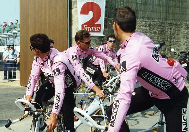 The team at the 1993 Tour de France