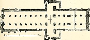 Florr plan of St Magnus Cathedral, Kirkwall Orkney