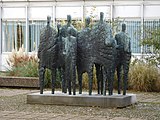 Jülich - Forschungszentrum - sculpture at Central Library