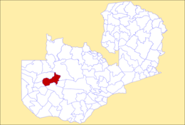 Distretto di Kaoma – Mappa