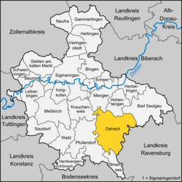 Ostrach - Localizazion