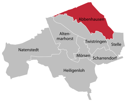 Karte Twistringen Abbenhausen