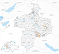 Municipalities in the district of Bern-Mittelland until 2017