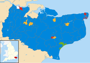 Kent UK local election 2017 map.svg