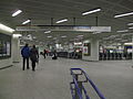 The new northern ticket hall at King's Cross St. Pancras tube station.