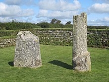 The Doniert Stone which may refer to King Dungarth King Doniert's Stone - geograph.org.uk - 955412.jpg