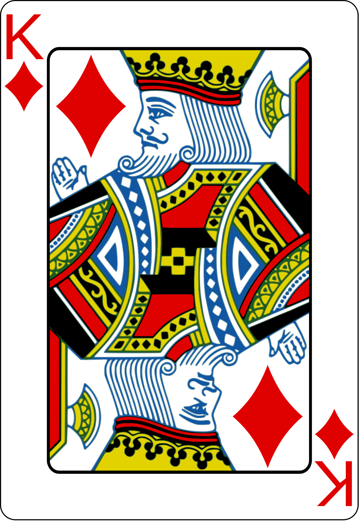 Download File:King of diamonds2.svg - Wikimedia Commons