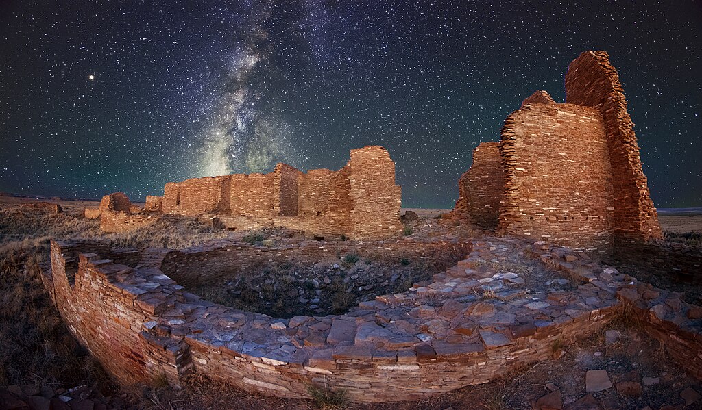 Pueblo Pintado (New Mexico), Stätte der Chaco-Kultur. Kiva Stars