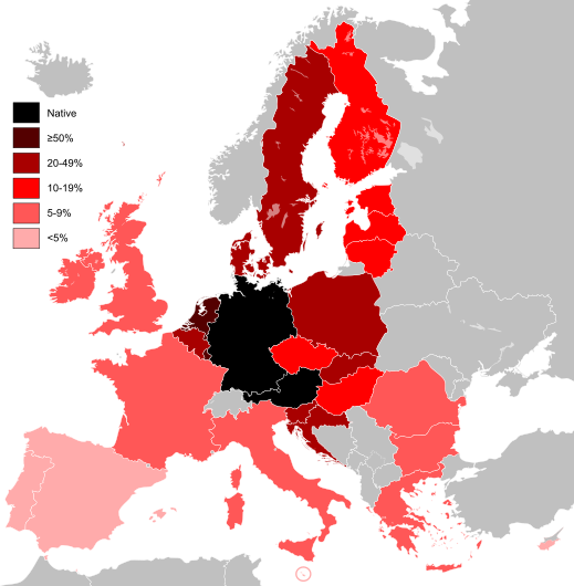 Knowledge of German EU map (2010).svg
