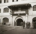 Az iskola udvara 1940-ben
