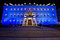 Kommandantenhaus Berlin at night with Christmas illumination 2023-12-17 03 by GPSLeo