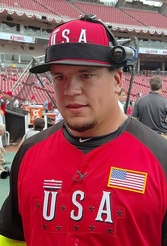 Kyle Schwarber at the 2015 All-Star Futures Game