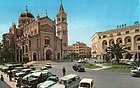 Tripoli Cathedral and "the Fiat centre in Tripoli" (Meydan al Gaza'ir) during the 1960s