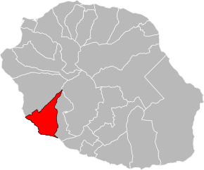 Poziția localității Cantonul L'Étang-Salé