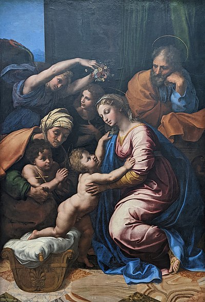 La Sainte Famille - Raphaël - Musée du Louvre Peintures INV 604.jpg