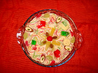 <span class="mw-page-title-main">Lab-e-Shireen</span> Pakistani Custard-like dessert