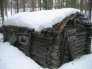 Стара мисливська хата в Утаярві, Фінляндія