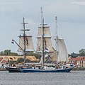 English: Morgenster and Johann Smidt during Tall Ships’ Race 2019 at Langerak, the eastern part of Limfjord, near Hals.