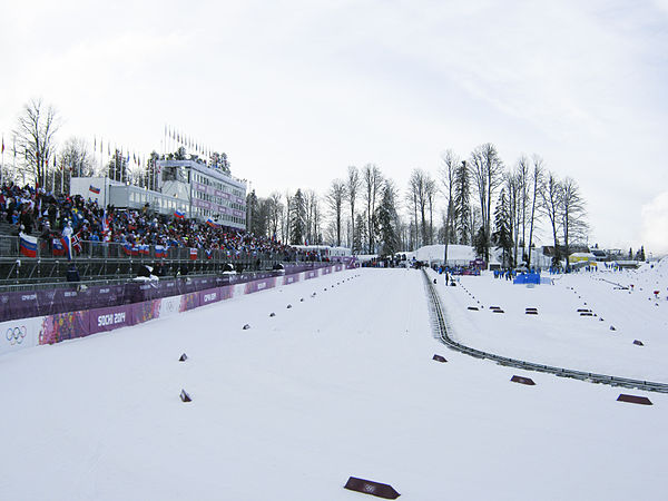 Laura Biathlon & Ski Complex during 2014 Winter Olympics