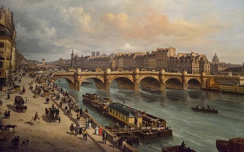 File:Le Pont-Neuf et la Cité Paris 1832, Giuseppe Canella, Musée Carnavalet - Flickr.jpg