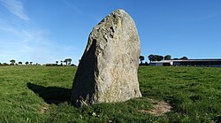 Illustrativt billede af Menhir-artiklen af ​​Carquitté