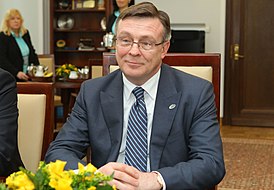 Leonid Kozhara en el Senado de Polonia