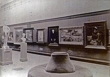 Photograph of the first exhibition of Les XX (1884) Les XX 1884 001.JPG