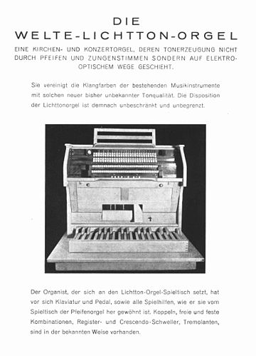 Lichtton-Orgel