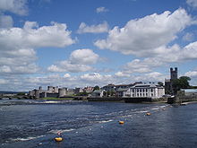 View of Englishtown on King's Island from the River Shannon.