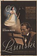 Plakat za film "Lisinski" Oktavijana Miletića iz 1944.