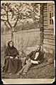 Liv Brattefud af Bø herad fortæller æventyr for Moltke Moe, sommeren 1878.jpg