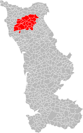 Ubicazione della comunità dei comuni del Cœur du Cotentin