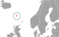 Die Färöer liegen zwischen Norwegen und Island, nördlich von Schottland.