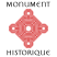 Logo historisch monument - rouge.svg