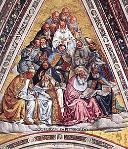 Signorelli, Docteurs de l'Église.