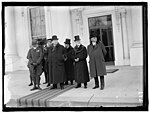 Left to right: Sir Baden-Powell, President Taft, British Ambassador to the United States James Bryce (British Ambassador) and Colin H. Livingstone at the White House in Washington, DC in 1911 MOSES, ARTHUR. BOY SCOUTS LCCN2016863532.jpg