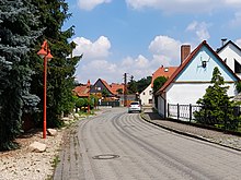 Straße Zu den Teichen in Maßlau