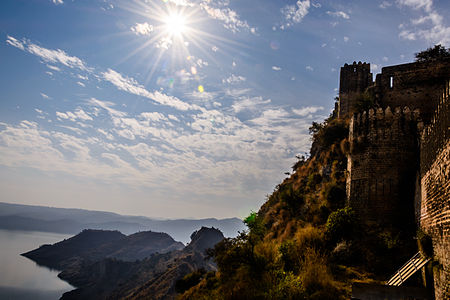 "Mangla_Lake_view_from_Main_Enterance_of_Ramkot_Fort.JPG" by User:Muh.Ashar