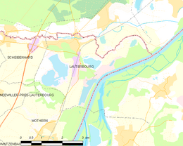 Lauterburgo - Mapa