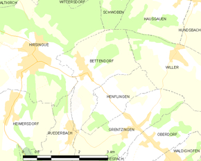 Poziția localității Bettendorf