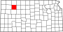 Map of Kansas highlighting Sheridan County.svg