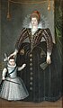 Charles Martin (1562-1646), Marie de Médicis avec son fils Louis XIII (1603). Huile sur toile, Musée des Beaux-arts