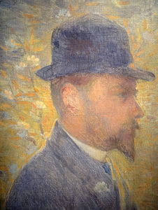 Portrait d'Henri Le Sidaner, musée des biaus-arts éd Dunkèke