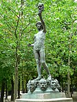 Le Marchand de masques (1883), skulptur i Jardin du Luxembourg