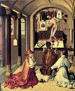 Messe des Heiligen Gregor (1440) von Robert Campin.jpg