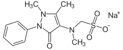 Estrutura química de Metamizol