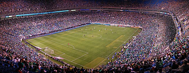 Bank of America Stadium, home of the Carolina Panthers and Charlotte FC