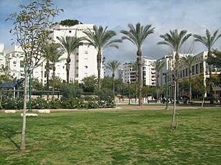 Tel Baruch neighborhood in Tel Aviv, Israel