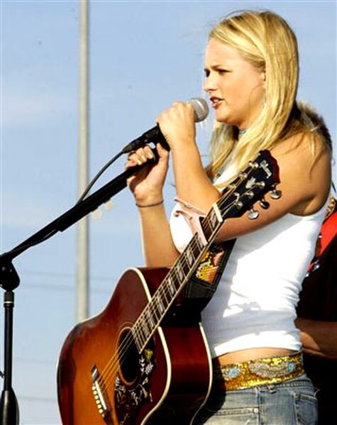 Lambert performing at Laughlin AFB in 2006