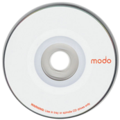 A promotional mini CD that was used as part of Modo's media campaign Modo Promo CD.png